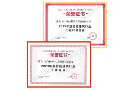 柏事特再获行业大奖